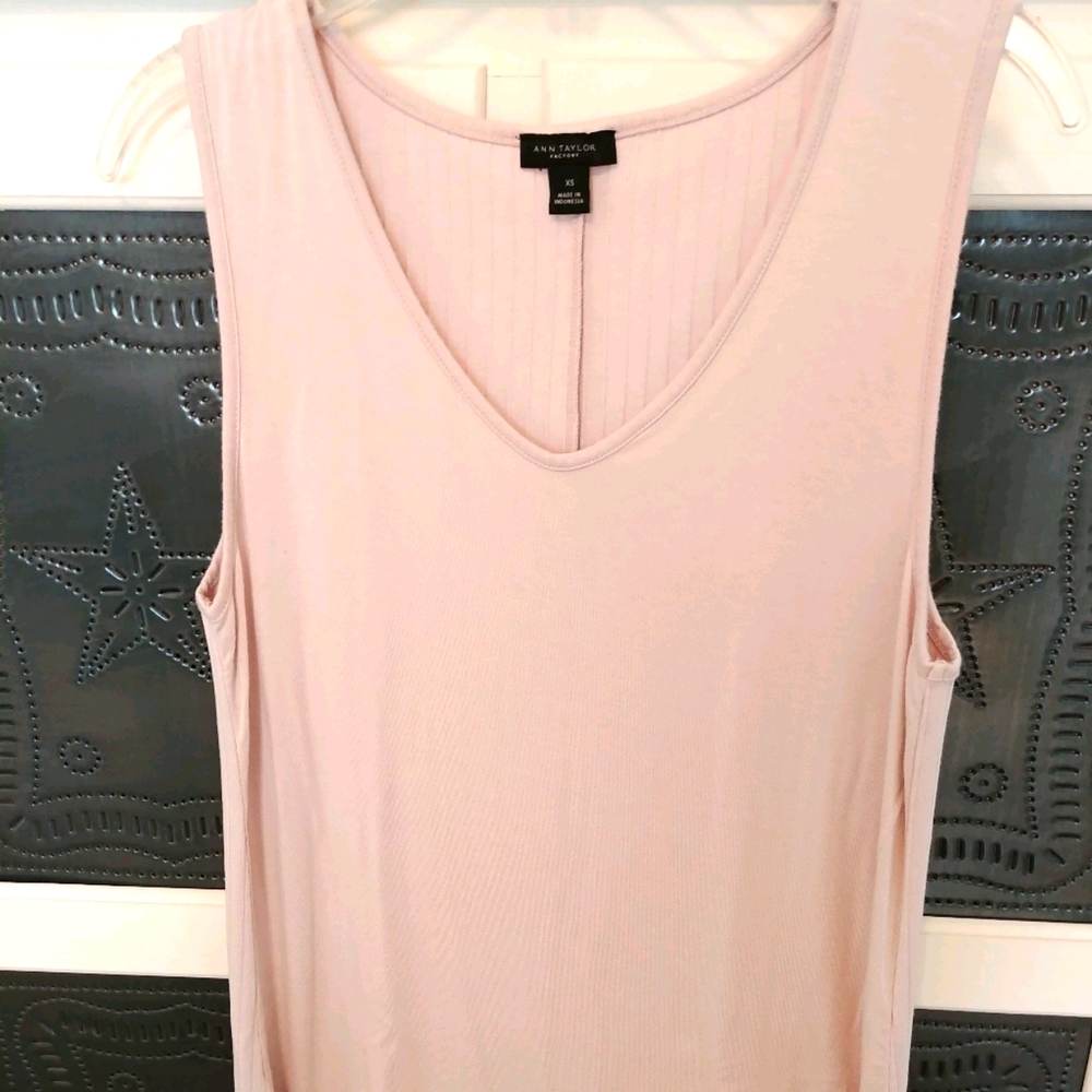 Anne Taylor Factory Sleeveless Shirt